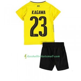 Fußballtrikots Borussia Dortmund Shinji Kagawa 23 Kinder 2017-2018 Kurzarm Heimtrikotsatz kaufen