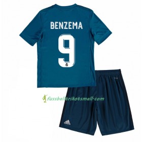 Fußballtrikots Real Madrid Karim Benzema 9 Kinder 2017-2018 Kurzarm Ausweichtrikot kaufen