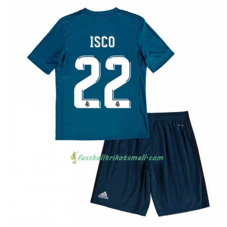 Fußballtrikots Real Madrid Isco 22 Kinder 2017-2018 Kurzarm Ausweichtrikot kaufen