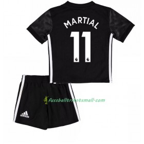 Fußballtrikots Manchester United Anthony Martial 11 Kinder 2017-2018 Kurzarm Auswärts-trikot kaufen