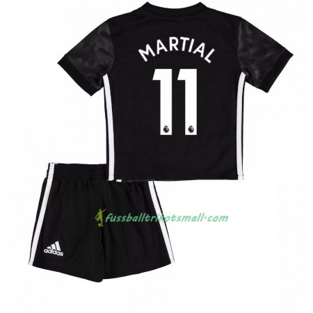 Fußballtrikots Manchester United Anthony Martial 11 Kinder 2017-2018 Kurzarm Auswärts-trikot kaufen