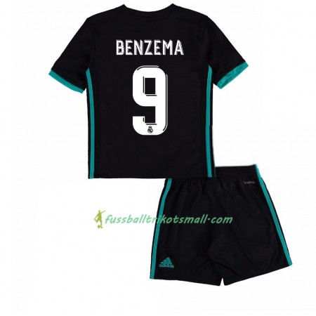 Fußballtrikots Real Madrid Karim Benzema 9 Kinder 2017-2018 Kurzarm Auswärts-trikot kaufen