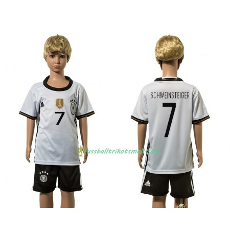 Fußballtrikots Deutschland Schweinsteiger 7 Kinder 2016 Kurzarm Heimtrikotsatz kaufen