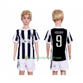 Fußballtrikots Juventus Turin Gonzalo Higuain 9 Kinder 2017-2018 Kurzarm Heimtrikotsatz kaufen