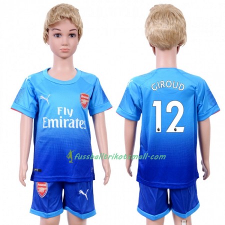 Fußballtrikots Arsenal Olivier Giroud 12 Kinder 2017-2018 Kurzarm Auswärts-trikot kaufen