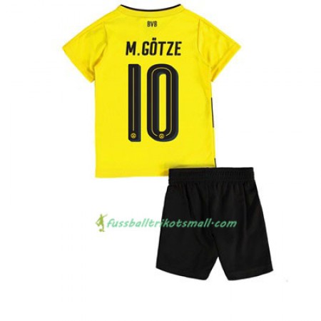 Fußballtrikots Borussia Dortmund Mario Gotze 10 Kinder 2017-2018 Kurzarm Heimtrikotsatz kaufen