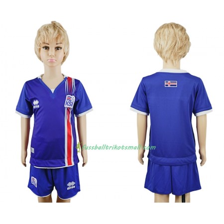 Fußballtrikots Island Kinder 2016 Kurzarm Heimtrikotsatz kaufen