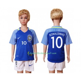 Fußballtrikots Brasilien Ronaldinho 10 Kinder 2016 Kurzarm Auswärts-trikot kaufen
