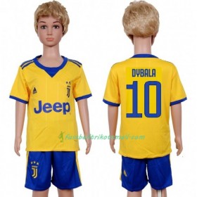 Fußballtrikots Juventus Turin Paulo Dybala 10 Kinder 2017-2018 Kurzarm Auswärts-trikot kaufen