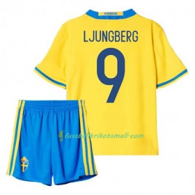 Fußballtrikots Schweden Ljungberg 9 Kinder 2016 Kurzarm Heimtrikotsatz kaufen