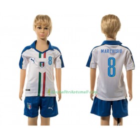 Fußballtrikots Italien Marchisio 8 Kinder 2016 Kurzarm Auswärts-trikot kaufen