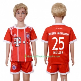 Fußballtrikots FC Bayern München Thomas Muller 25 Kinder 2017-2018 Kurzarm Heimtrikotsatz kaufen