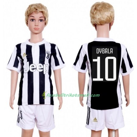Fußballtrikots Juventus Turin Paulo Dybala 10 Kinder 2017-2018 Kurzarm Heimtrikotsatz kaufen
