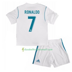 Fußballtrikots Real Madrid Cristiano Ronaldo 7 Kinder 2017-2018 Kurzarm Heimtrikotsatz kaufen