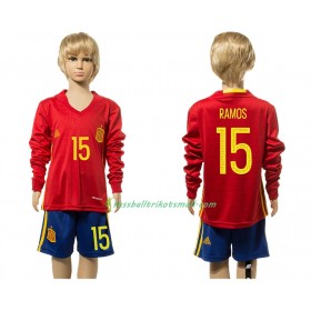 Fußballtrikots Spanien Ramos 15 Kinder 2016 Langarm Heimtrikotsatz kaufen