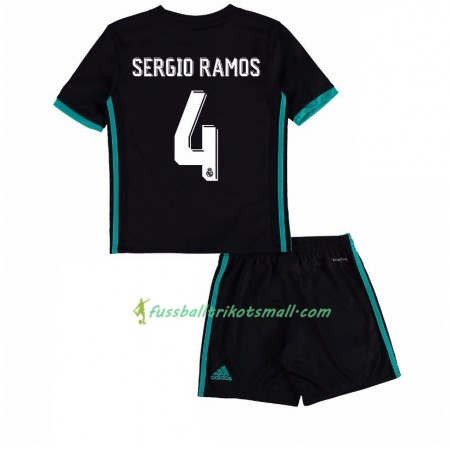 Fußballtrikots Real Madrid Sergio Ramos 4 Kinder 2017-2018 Kurzarm Auswärts-trikot kaufen