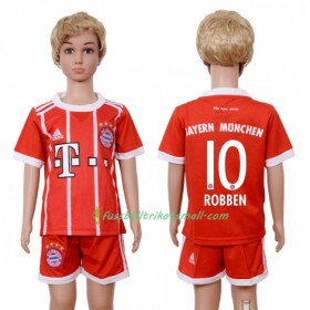 Fußballtrikots FC Bayern München Arjen Robben 10 Kinder 2017-2018 Kurzarm Heimtrikotsatz kaufen