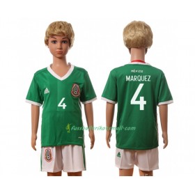 Fußballtrikots Mexiko Marquez 4 Kinder 2016 Kurzarm Heimtrikotsatz kaufen